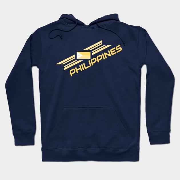 Philippines Gold Flag Team Shirt Hoodie by AurumBrand